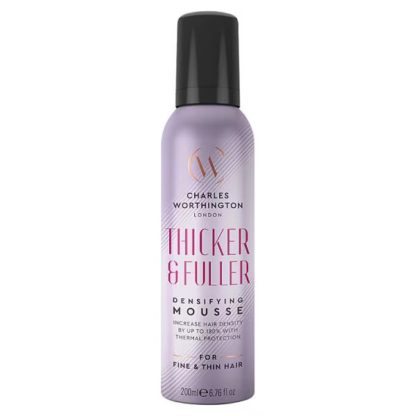 Charles Worthington Densifying Mousse Thicker & Fuller 200ml - British product