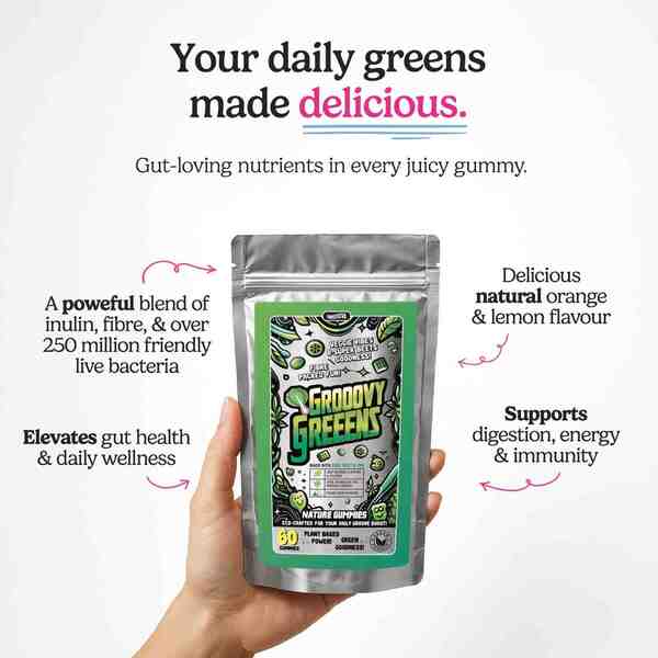 Innooova Grooovy Greeens 10 gummies - British product