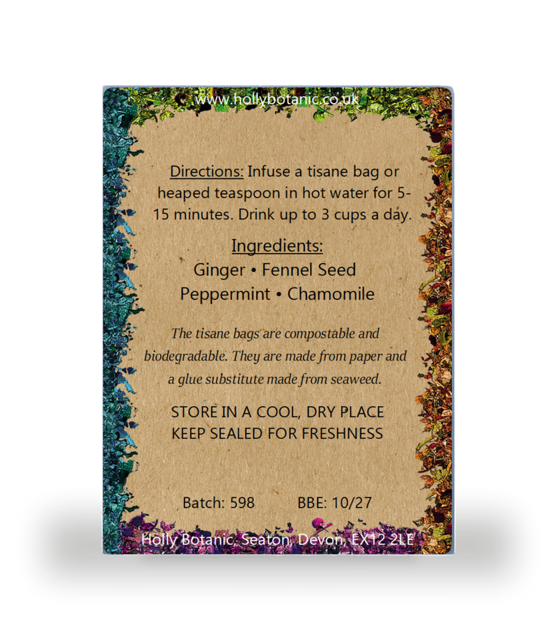 Holly Botanic morning sickness tisane 60 cup (British brand)