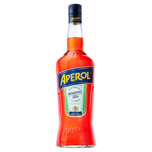 Aperol Aperitivo, 11% ABV - Italian Spritz Cocktail 100cl All spirits & liqueurs Sainsburys   