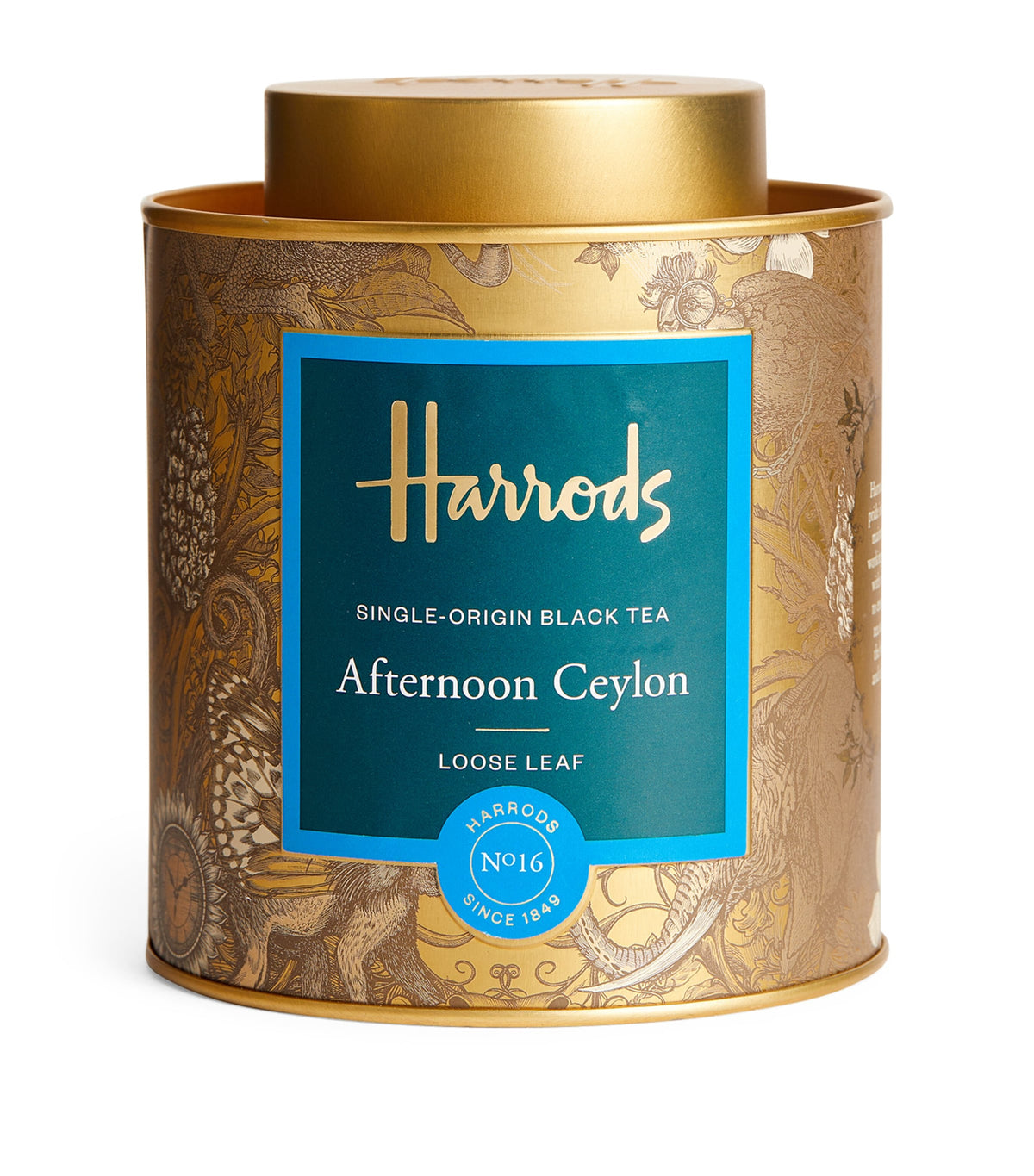 Harrods Afternoon Ceylon loose leaf tea 125g, UK version