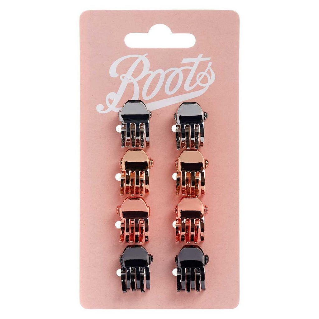 Boots small jaw clips metallic 8s