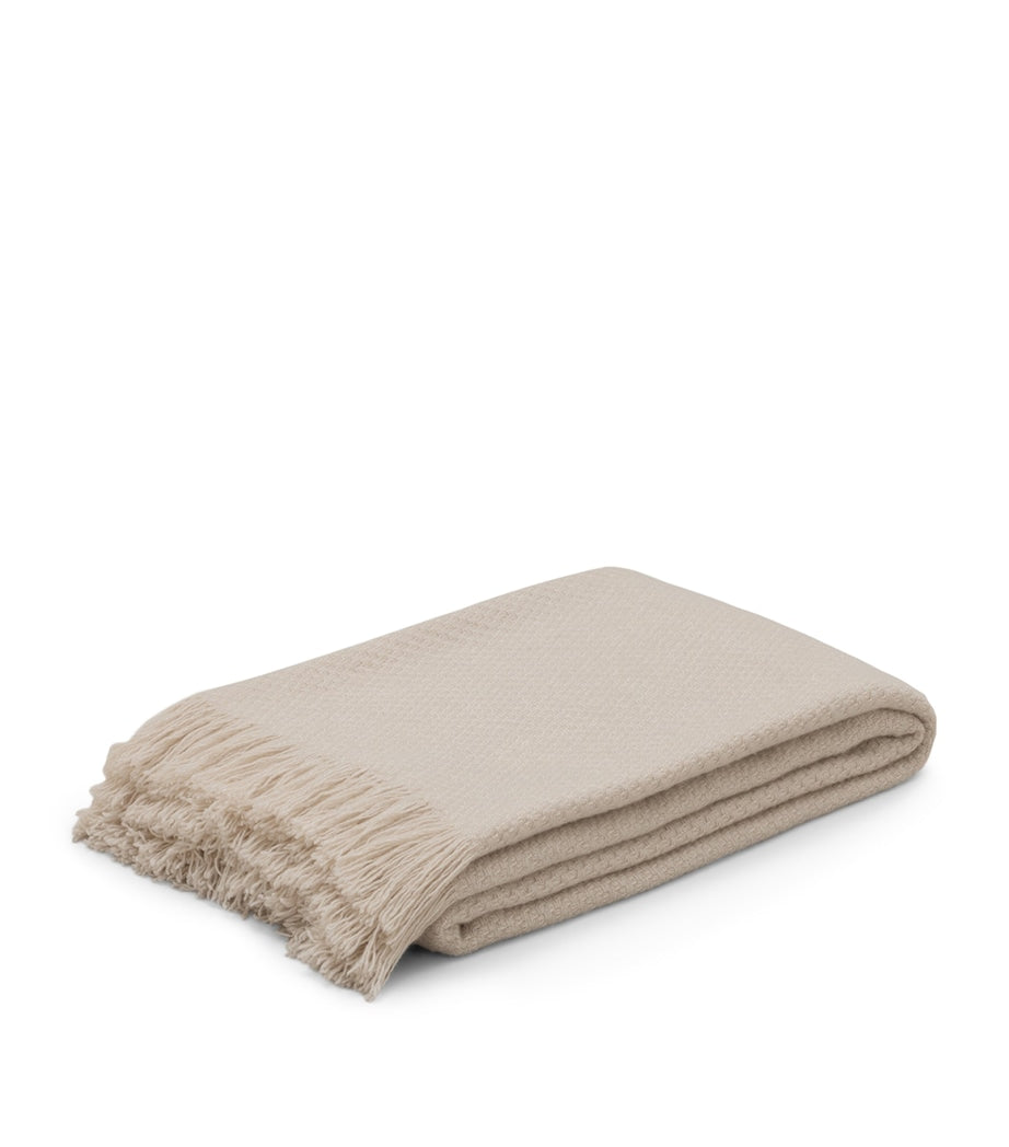 Begg x Co cashmere throw mossband soul 125x195cm, imported from the UK