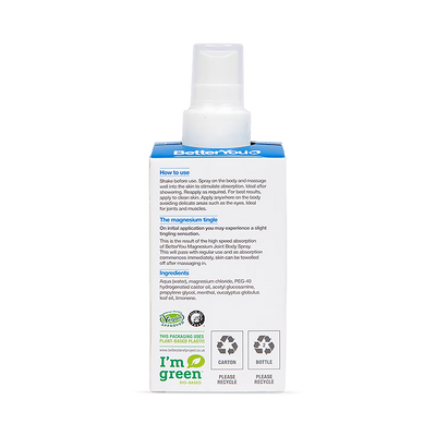 BetterYou Magnesium Joint Spray Soutien musculaire 100ml