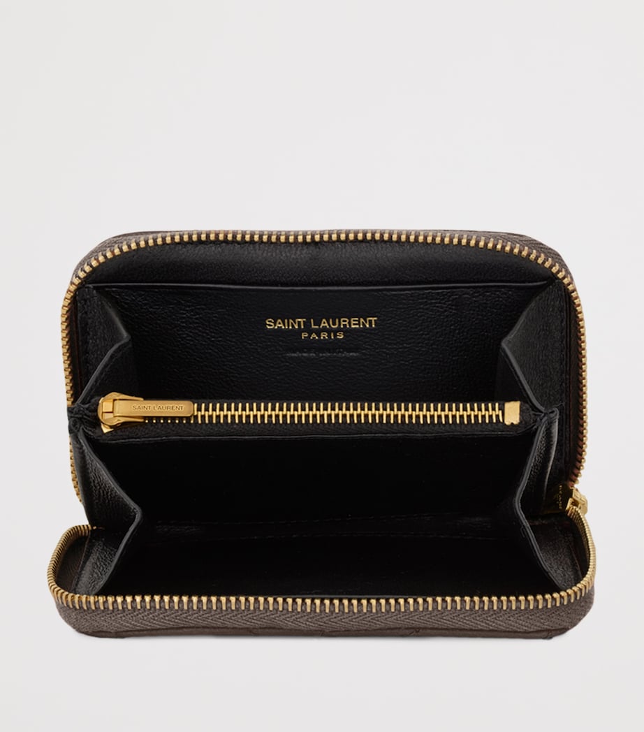 Saint Laurent Cassandre Matelassé leather wallet, UK version