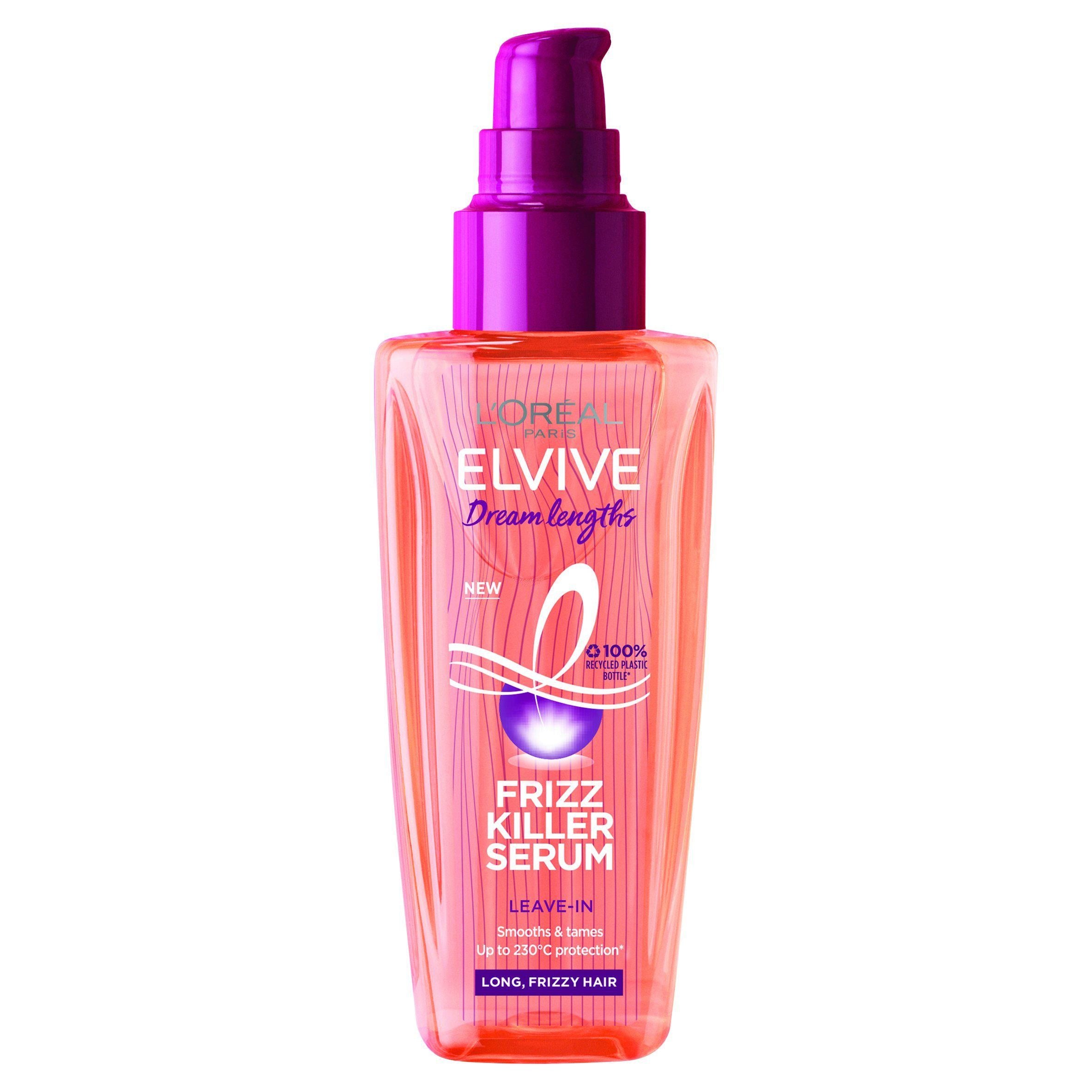 L'Oreal Elvive Dream Lengths Sleek Long Hair Frizz Killer Serum 100ml shampoo & conditioners Sainsburys   