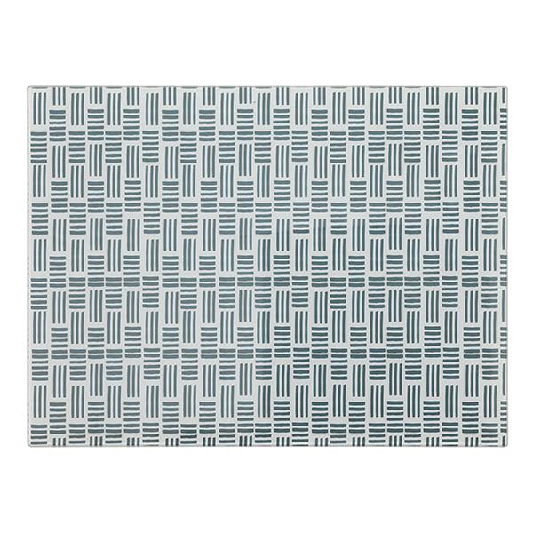 Sainsbury's Home Rectangular Grey Patterned Glass Wts