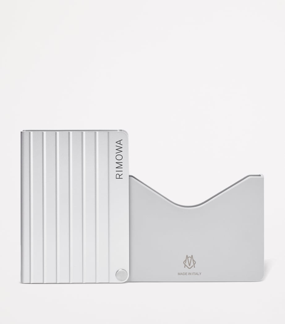 RIMOWA aluminium card holder with RFID technology (British brand)