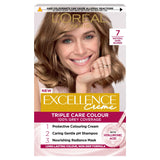 L'Oreal Paris Excellence Permanent Hair Dye Natural Dark Blonde 7 Beauty at home Sainsburys   