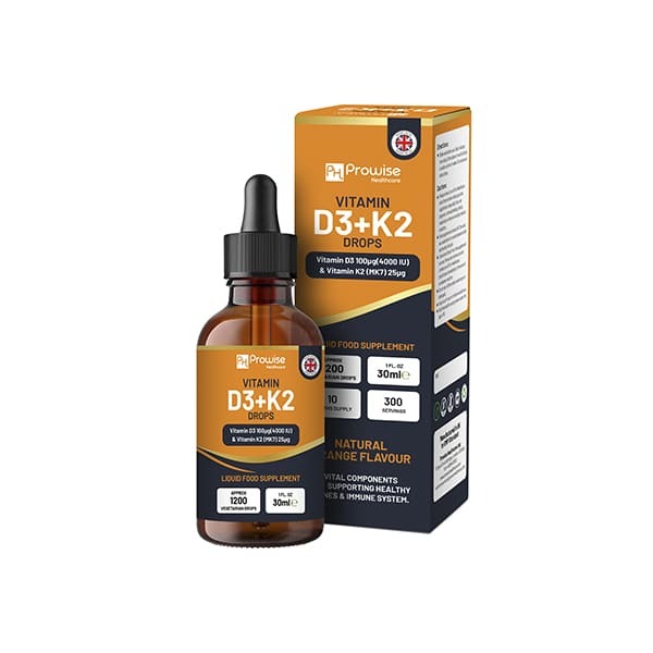 Prowise Vitamin D3 4000iu + K2 MK7 25µg I 30 ml Drops GOODS Superdrug   