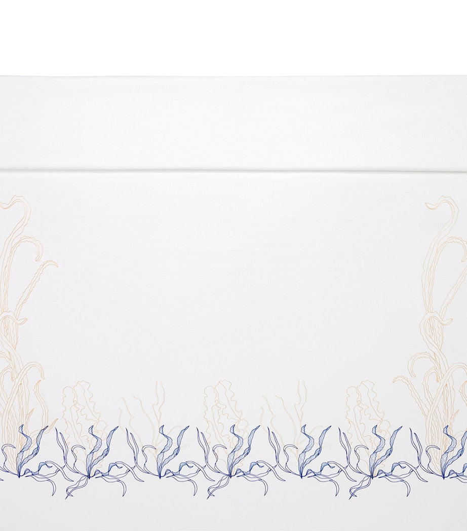 Yves Delorme Couture Nautilus Super King duvet cover, imported from the UK