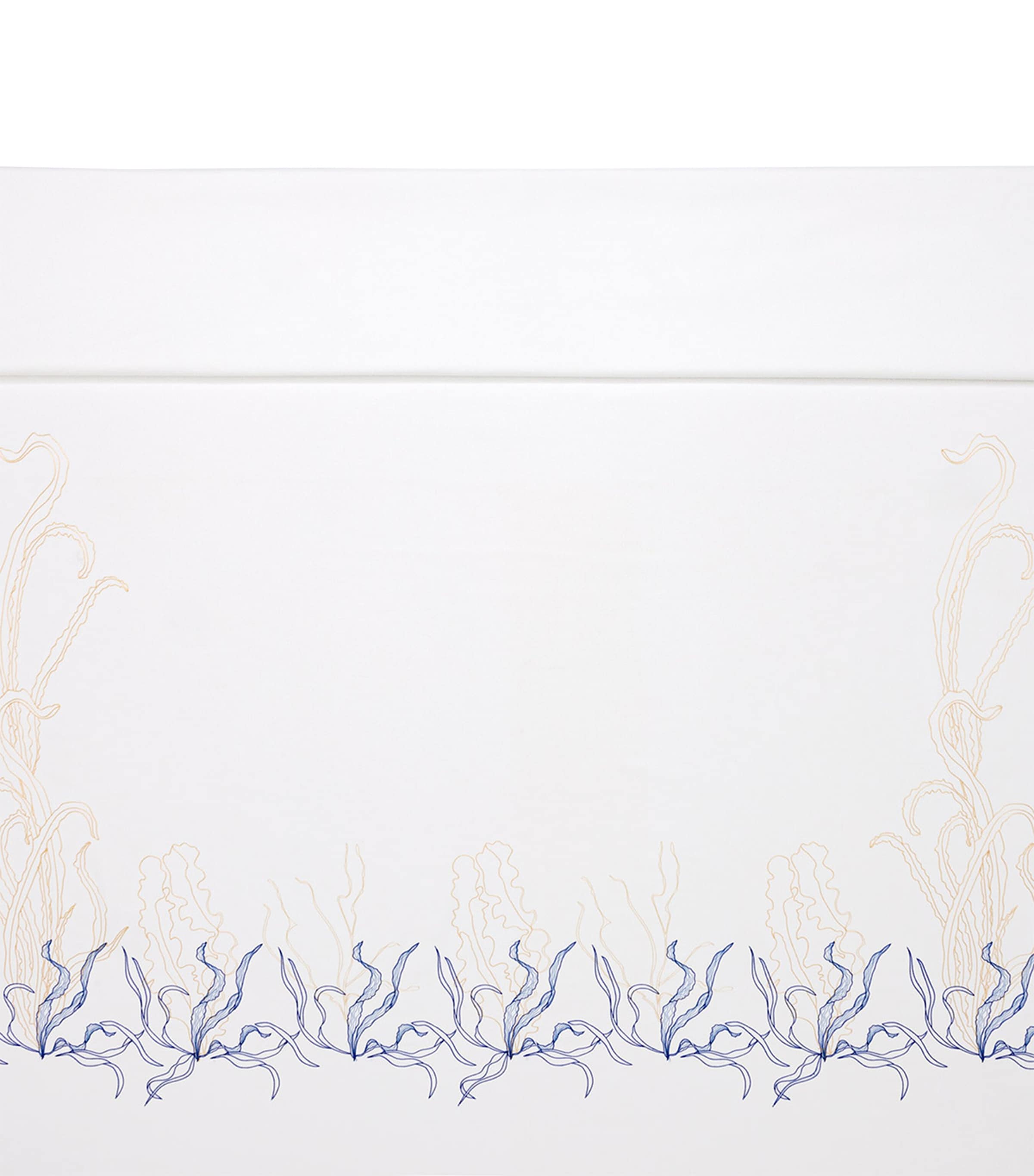Yves Delorme Couture Nautilus Super King duvet cover, imported from the UK