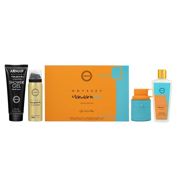 ARMAF Odyssey Mandarin Sky four piece giftset (British brand)