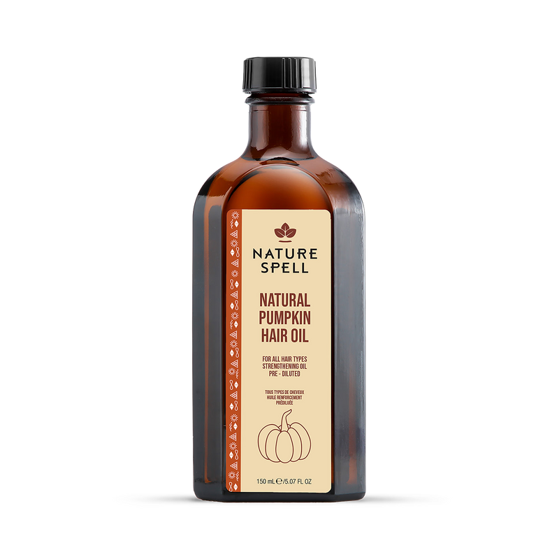 Nature Spell pumpkin hair oil 150ml, imported from the UK
