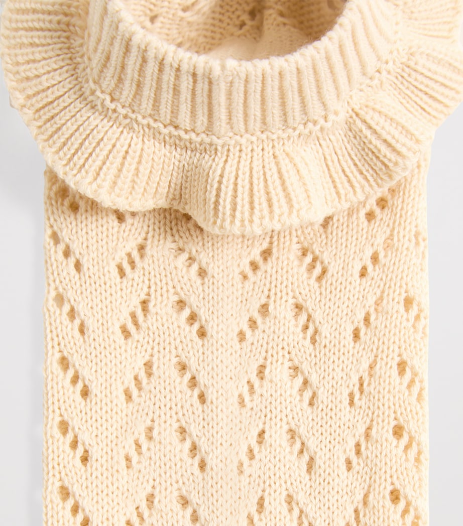 Valentino cotton-blend pom-pom socks (British brand)