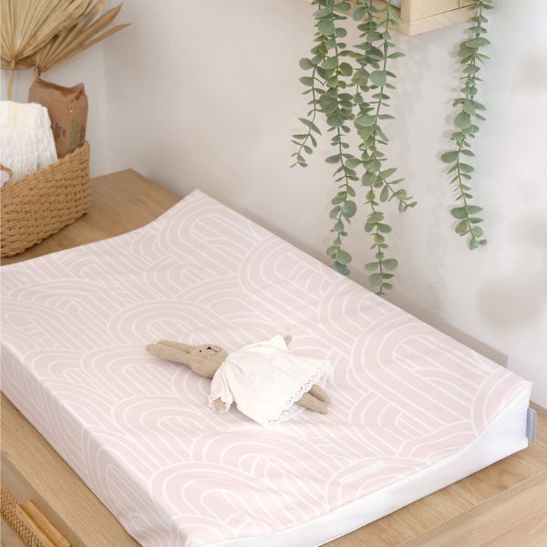 The Tiny Bed Co. Anti-Roll Changing Mat - Melbourne (Pink) GOODS Superdrug   