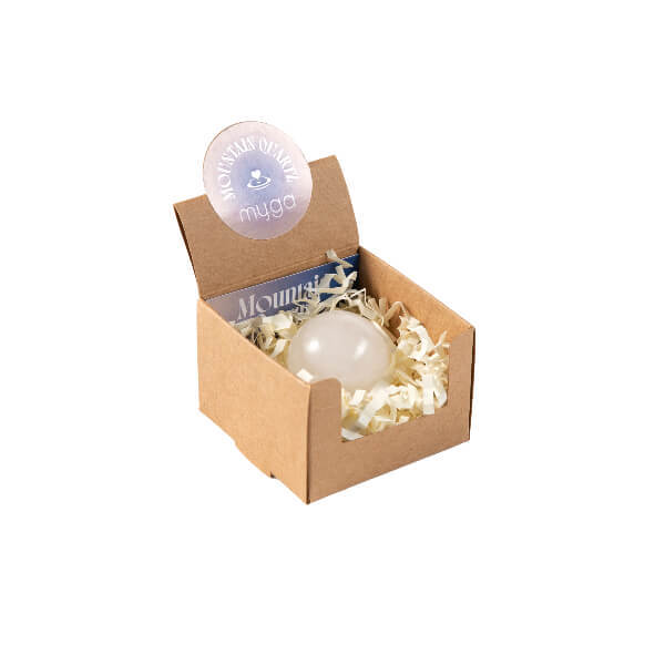 Myga crystal sphere clear quartz polished (British brand)