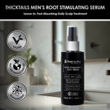 ThickTails men's root stimulating leave-in serum, imported from the UK