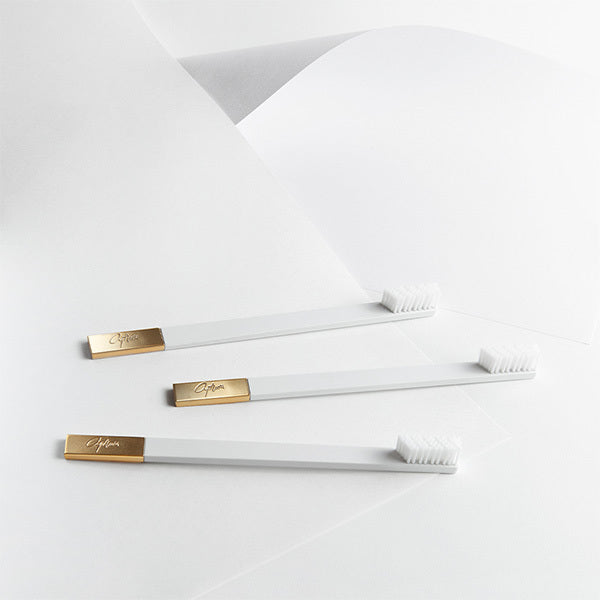 APRIORI White Gold medium toothbrush - (British brand)