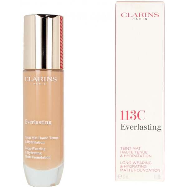 Clarins Everlasting Foundation 119W Mocha 30ml, imported from the UK