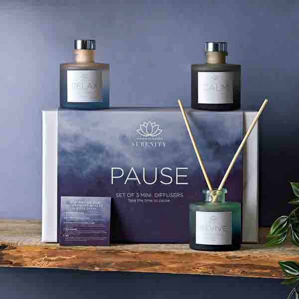 Serenity Pause Set of 3 Diffusers 50ml GOODS Superdrug   