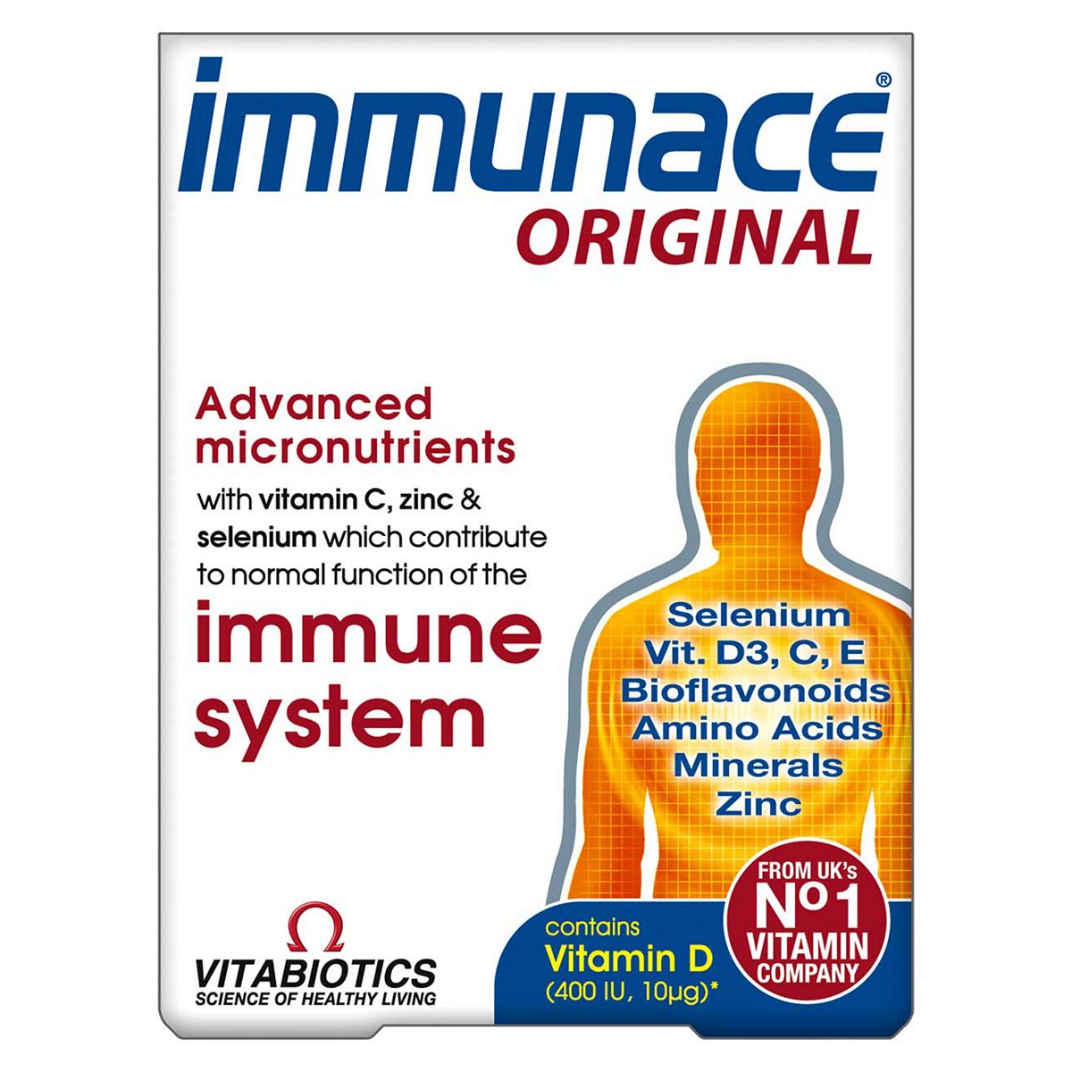 Vitabiotics Immunace Original - 30 Tablets General Health & Remedies Boots   