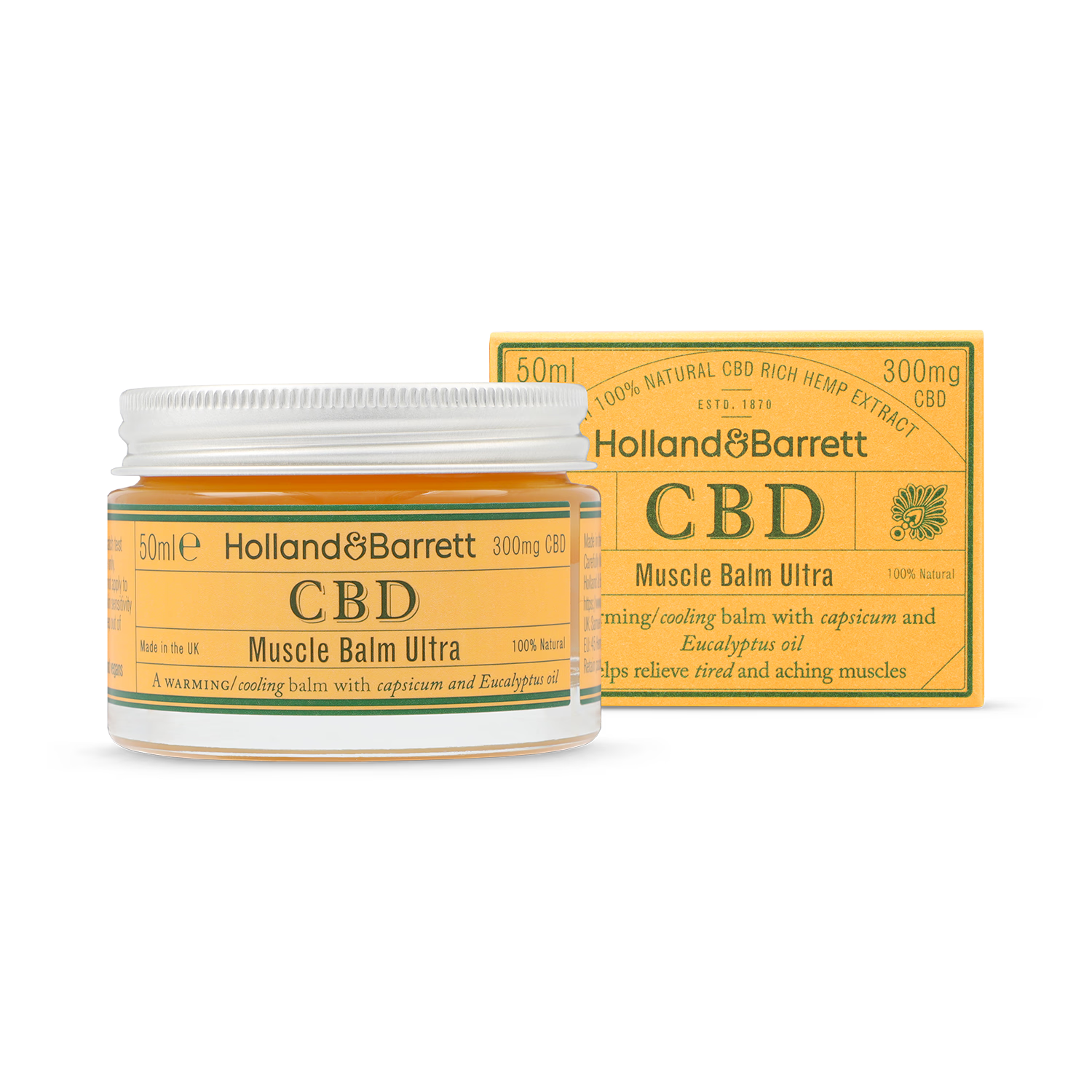 Holland & Barrett CBD Muscle Balm Extra 50ml