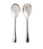 Harrods polished stainless steel salad servers, UK version