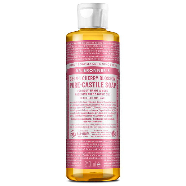 Dr Bronner Cherry Blossom Pure-Castile Liquid Soap - 240ml GOODS Superdrug   