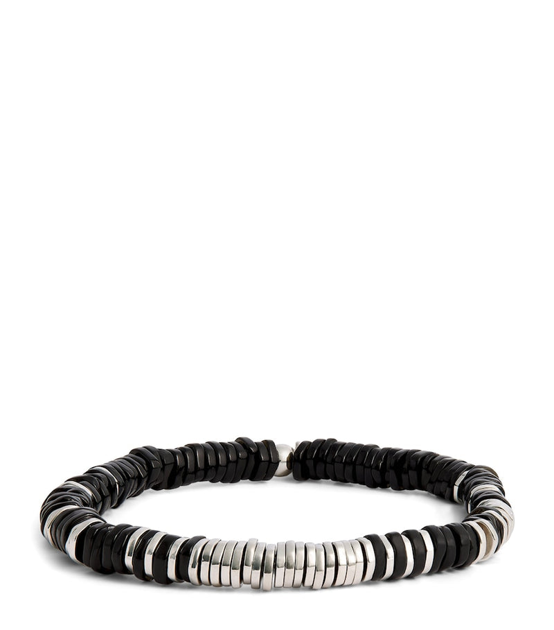 Tateossian agate sterling silver bracelet, UK version