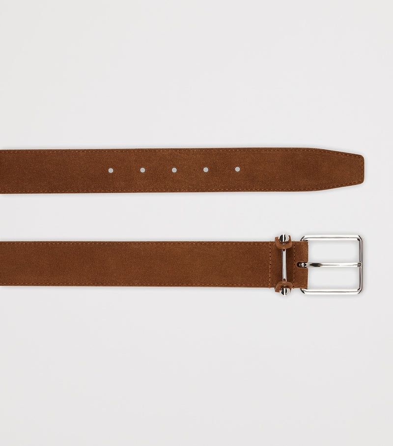 Christian Louboutin Chambeliss suede belt 3.5cm, imported from the UK