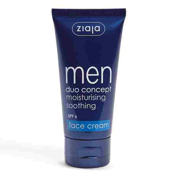 Ziaja men's daily face cream SPF6 50ml (British brand)