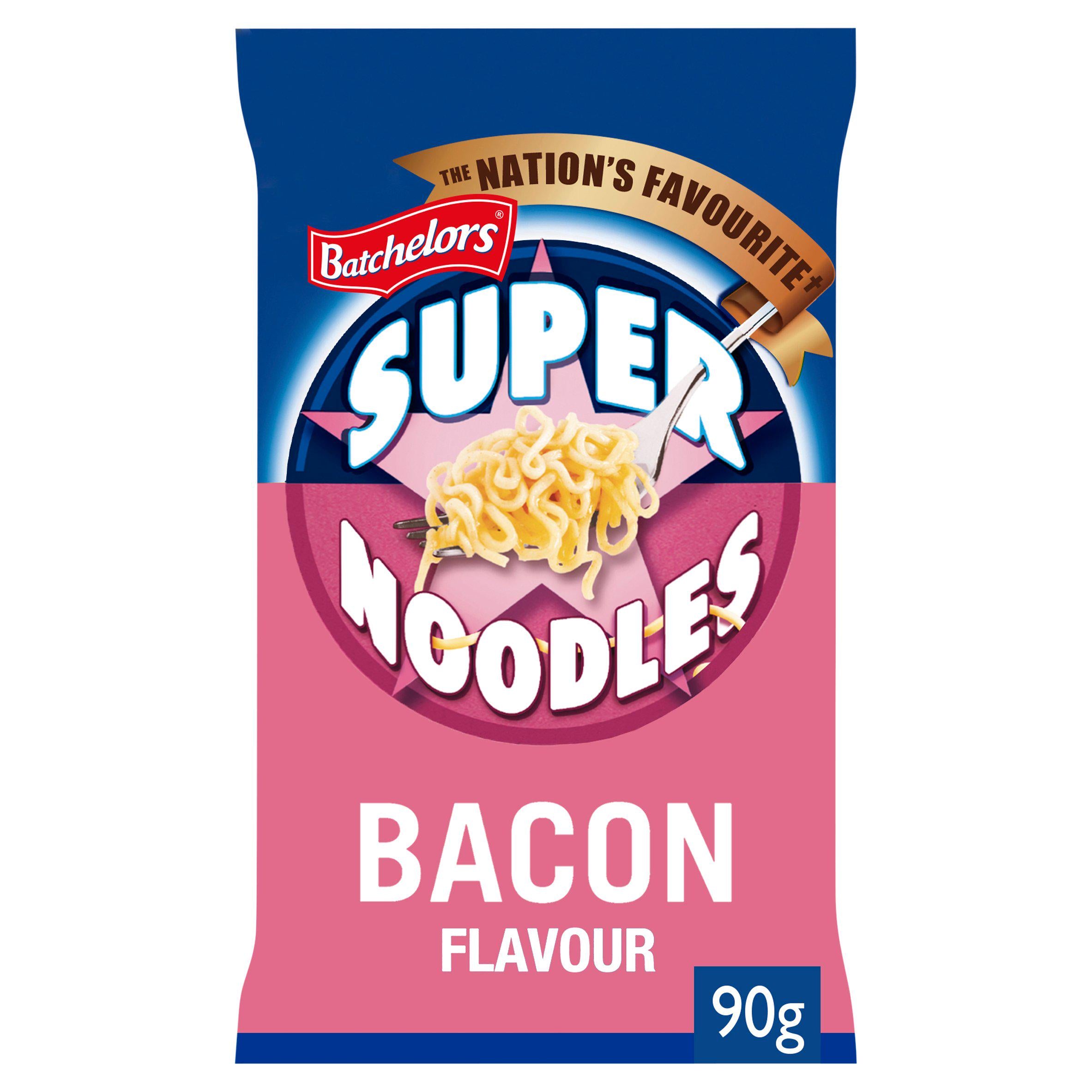 Batchelors Super Noodles, Bacon 90g Instant snack & meals Sainsburys   