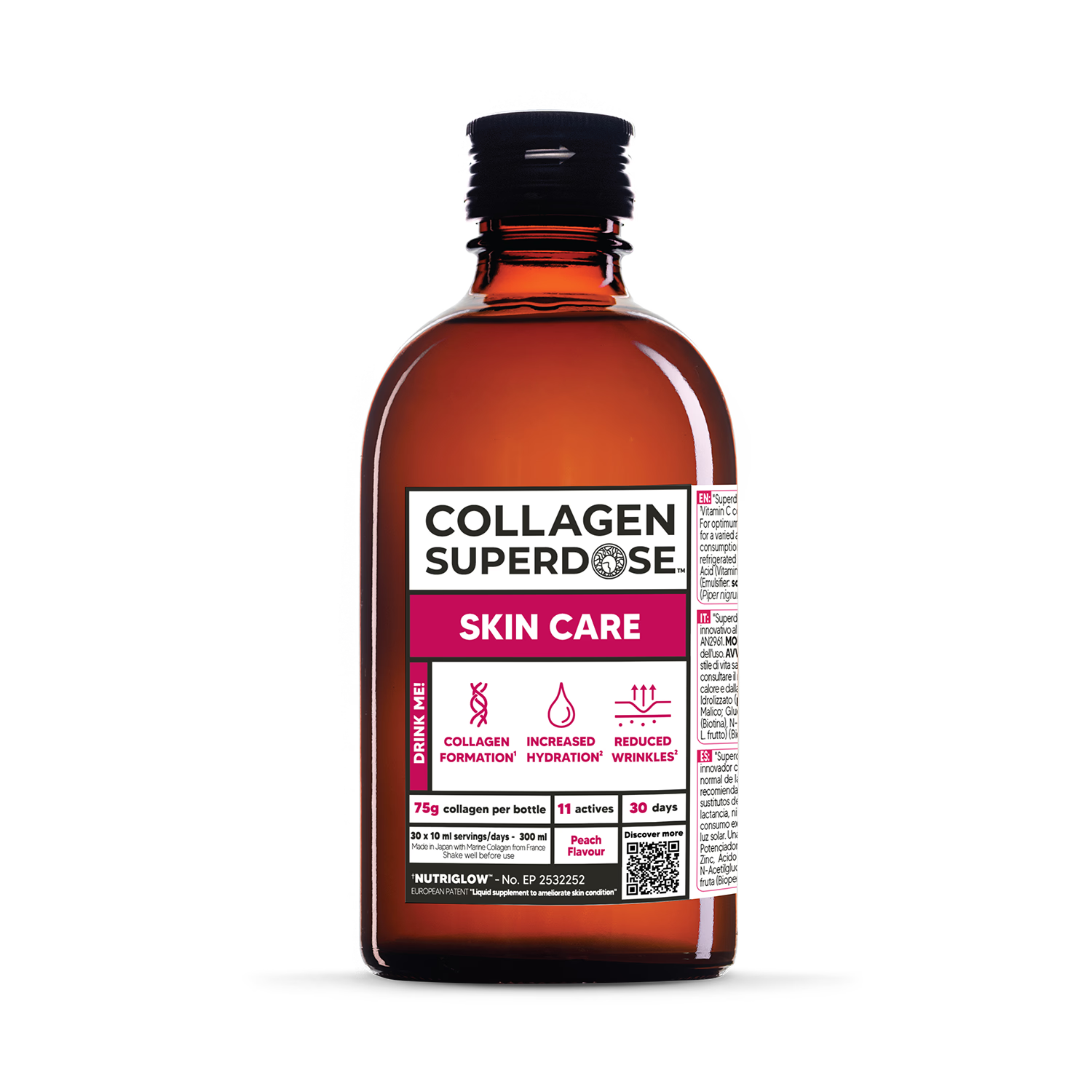Gold Collagen Superdose skin care liquid collagen drink 300ml (British brand)