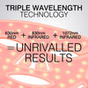 Rio FaceGLO triple wavelength LED face mask - British product