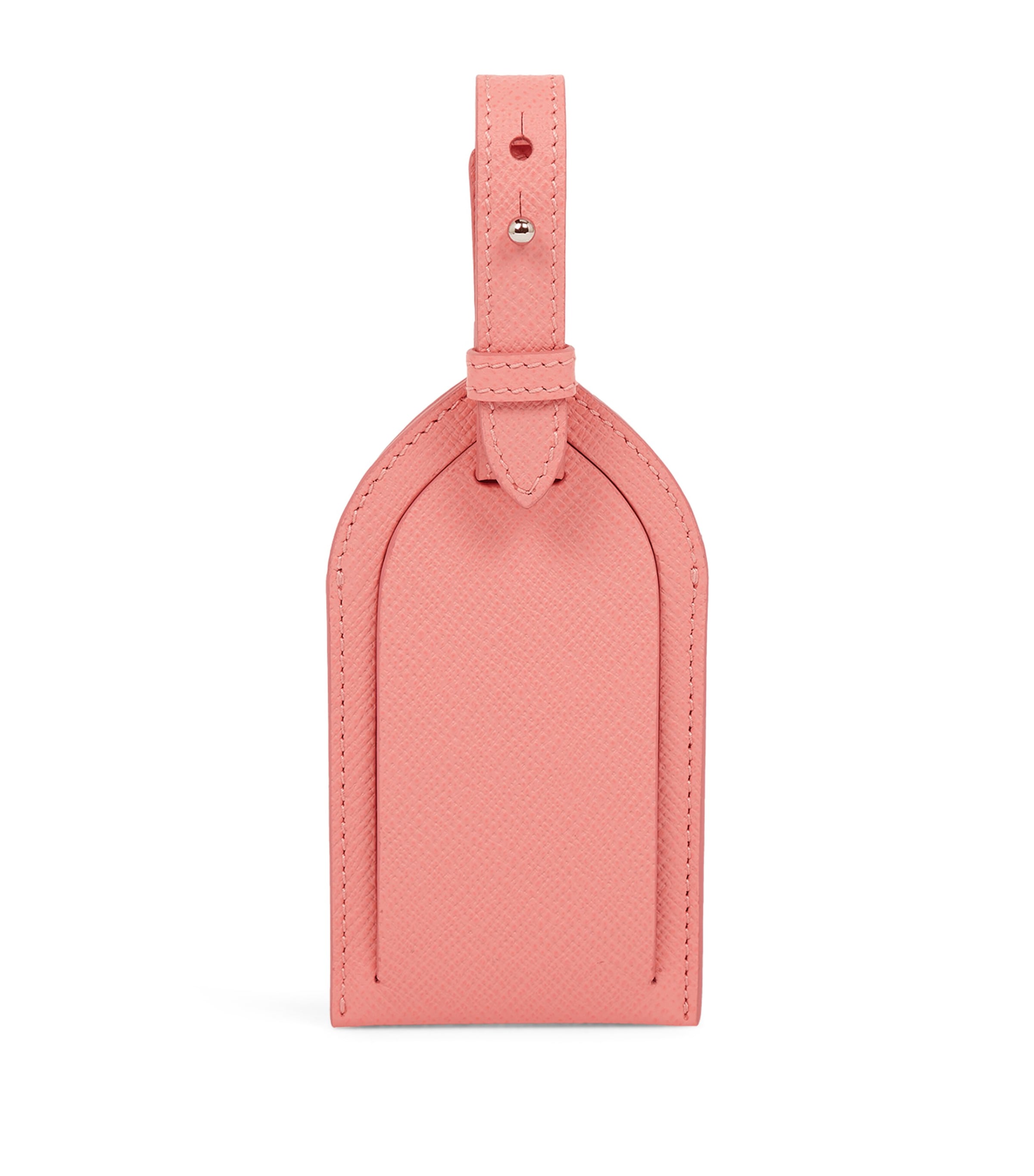 Smythson Calfskin Panama luggage tag (British brand)
