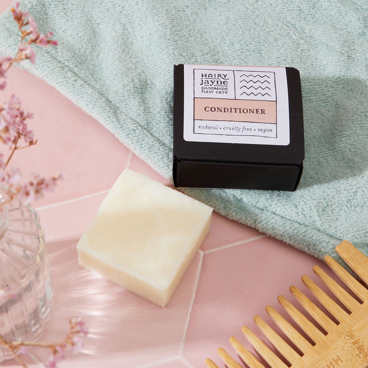 Hairy Jayne solid conditioner bar, imported from the UK