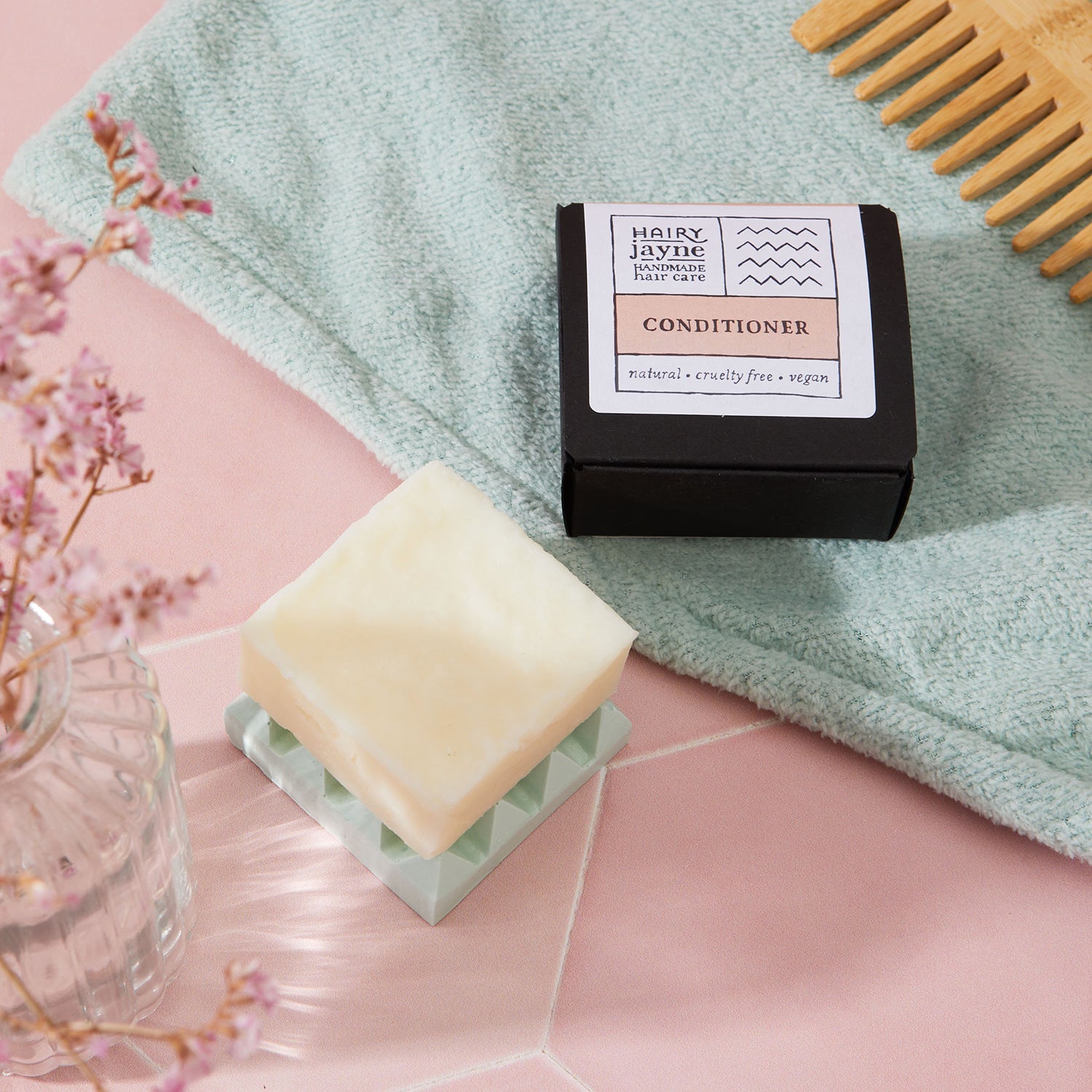 Hairy Jayne solid conditioner bar, imported from the UK