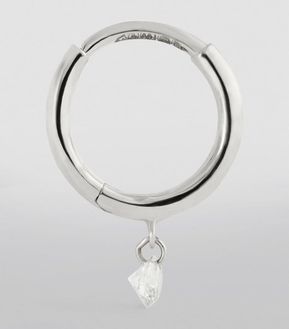 Persée 18k white gold and diamond Danaé single earring, imported from the UK