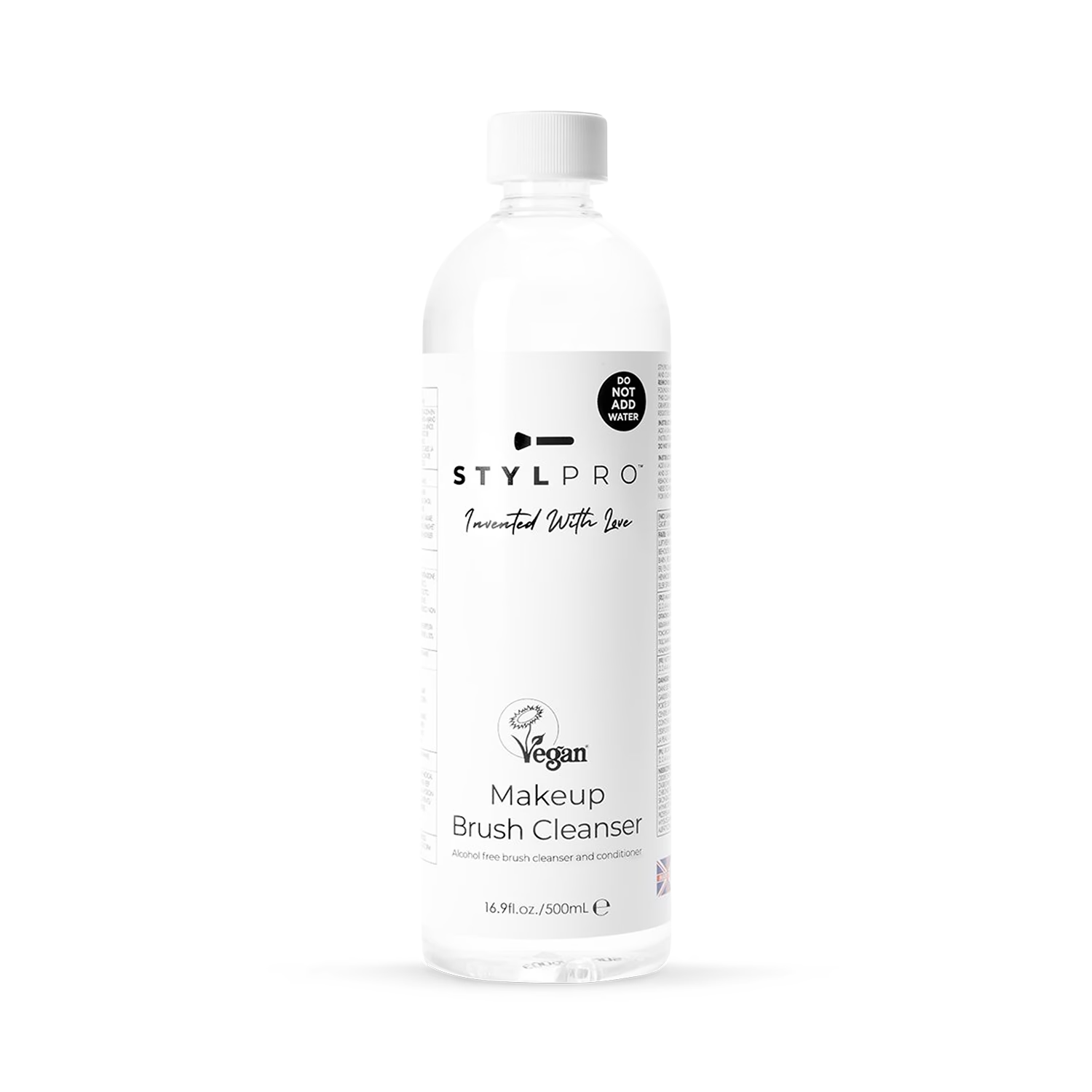 Stylpro Vegan Makeup Brush Cleanser 500ml, UK version
