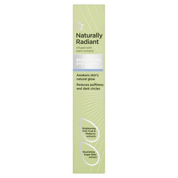 Superdrug Naturally Radiant Brightening Eye cream 15ml GOODS Superdrug   