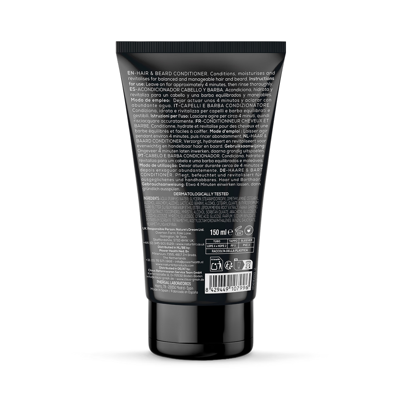 Naturtint Men Hair and Beard Conditioner 150ml - British product