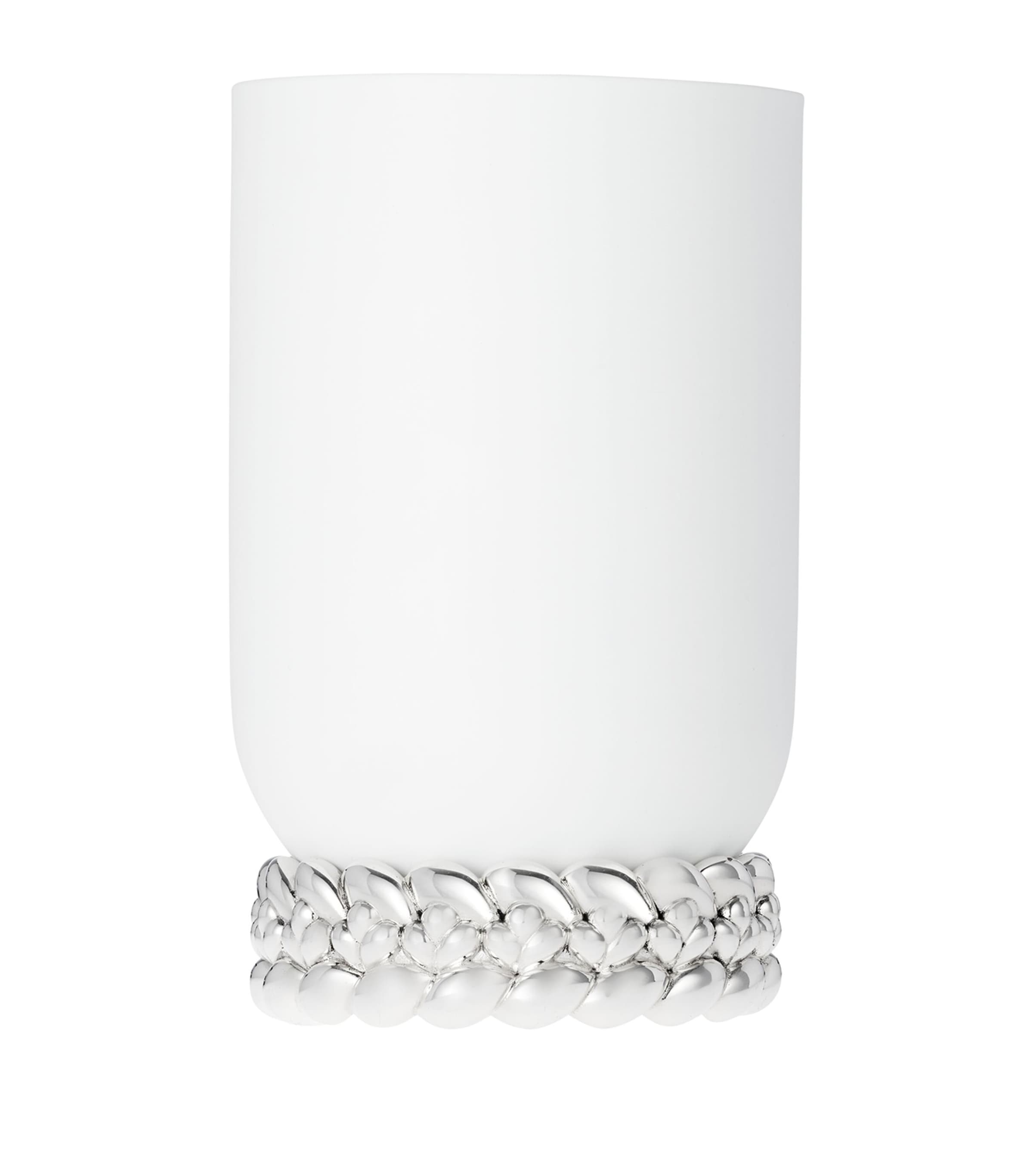 Christofle Babylone porcelain vase 19cm, UK version