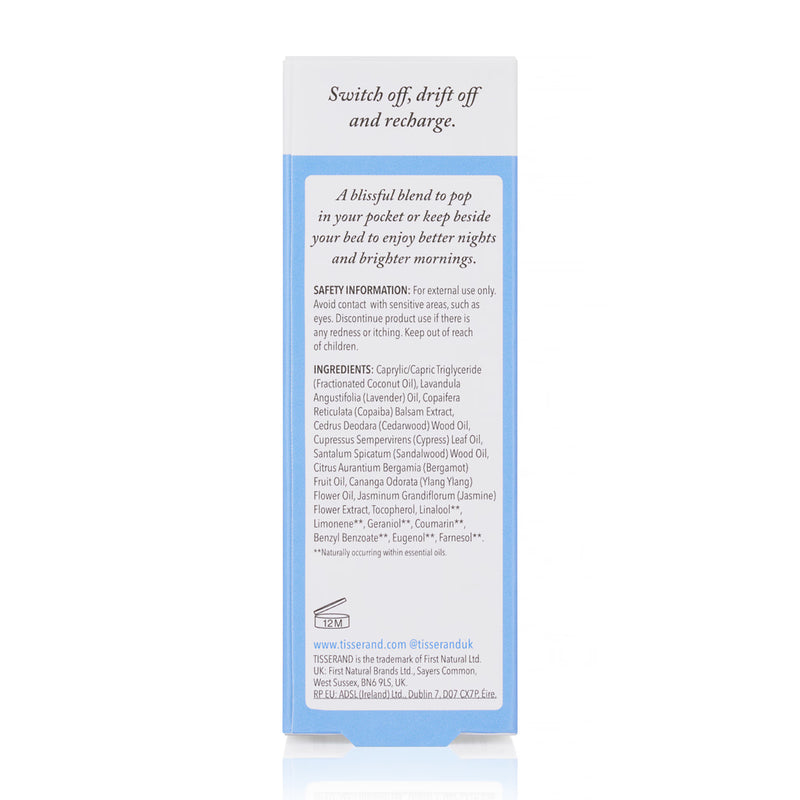 Tisserand sleep roller ball with pure essential oils 10ml, UK version