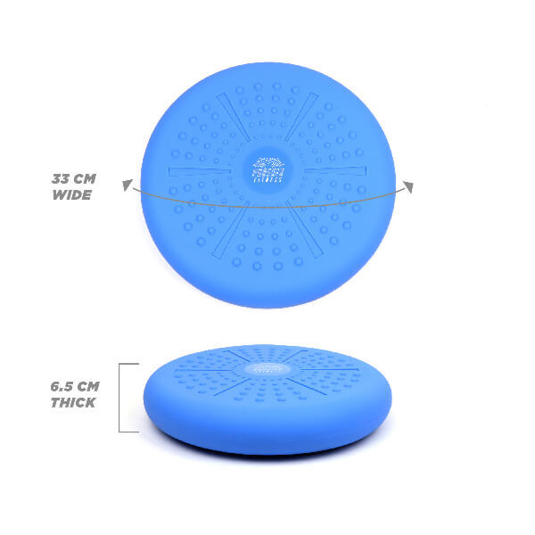 Phoenix Fitness wobble cushion Blue, imported from the UK
