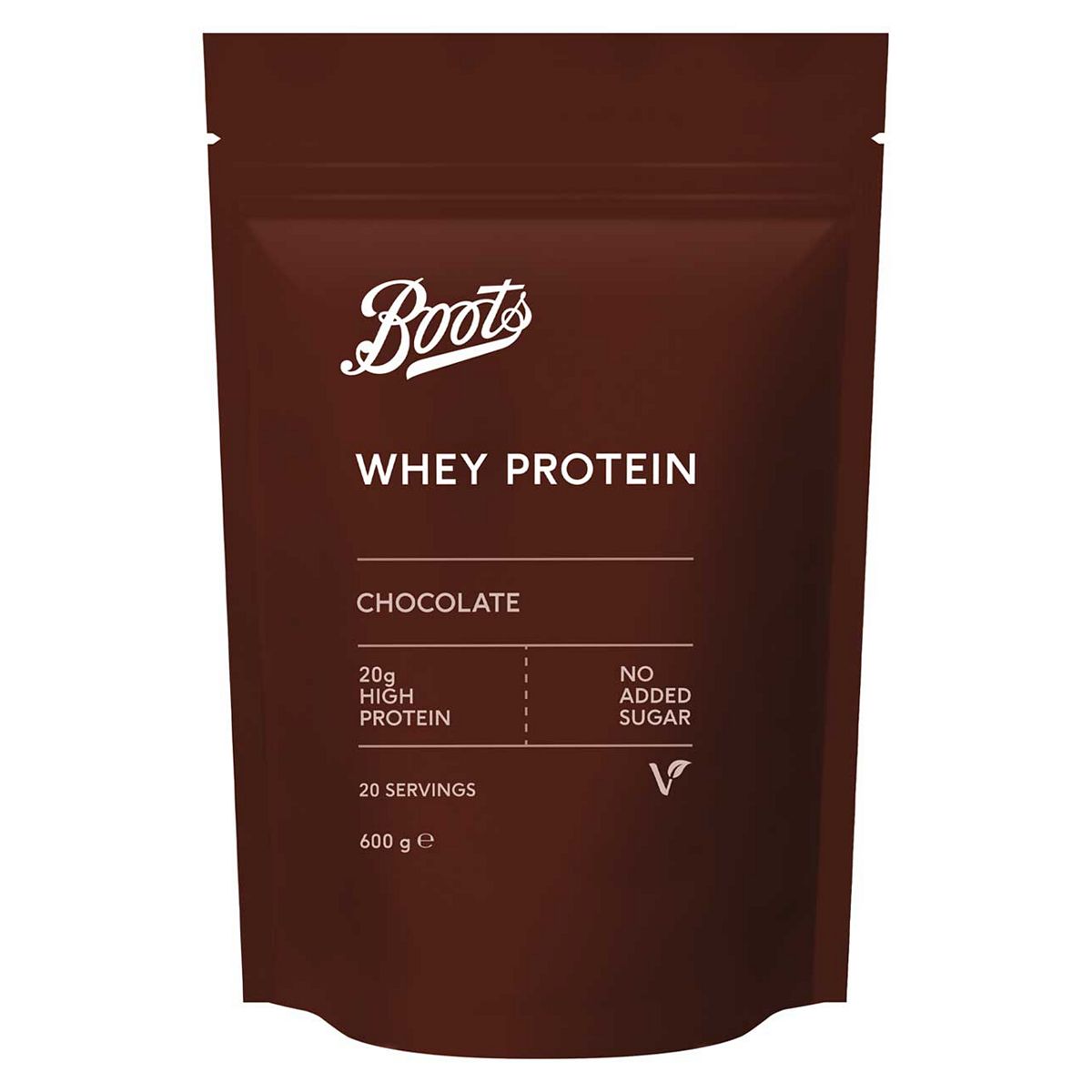 Boots Whey Protein Chocolate Flavour, 600g GOODS Boots   