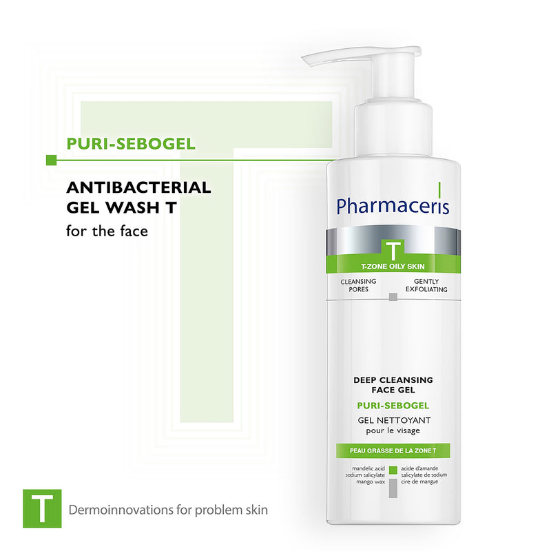 Pharmaceris T Puri-Sebogel deep cleansing face gel 190ml (British brand)