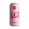 YEW Pink Rhubarb sparkling water 440ml, imported from the UK