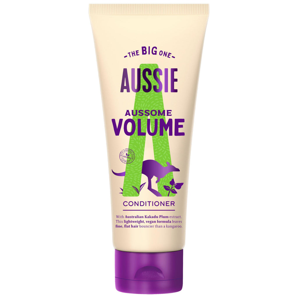 Aussie Aussome Volume Vegan Hair Conditioner for Fine Flat Hair 350ml