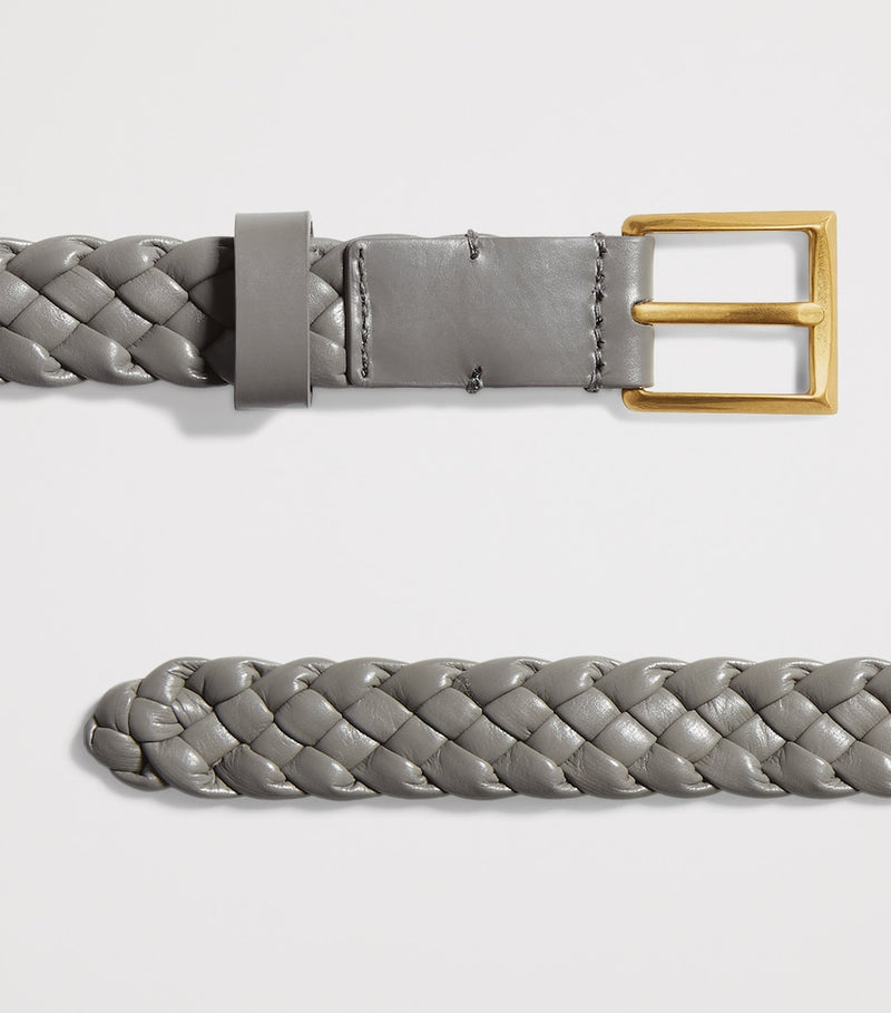 Bottega Veneta Intreccio Solo belt 2cm, imported from the UK